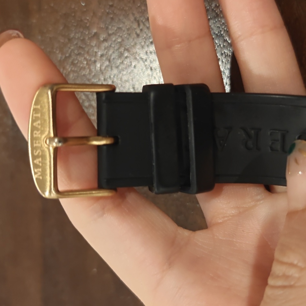 Maserati Black and Gold Men's Watch - Picture 4 of 4
